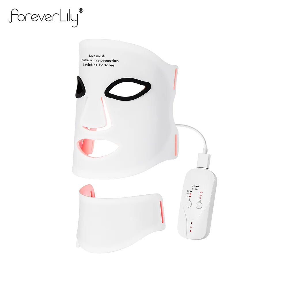 Beauty Havenᵀᴹ Silicone LED Mask Face With Neck