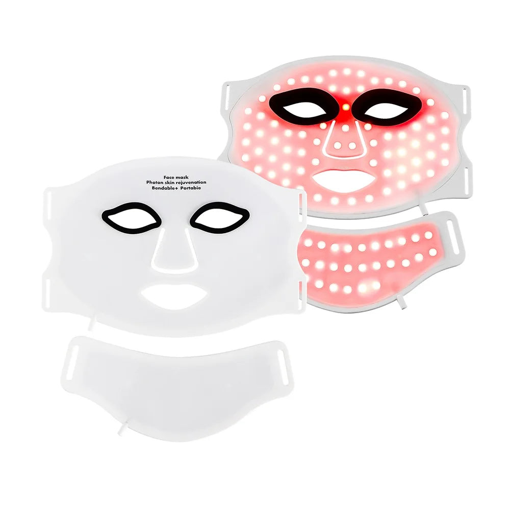 Beauty Havenᵀᴹ Silicone LED Mask Face With Neck