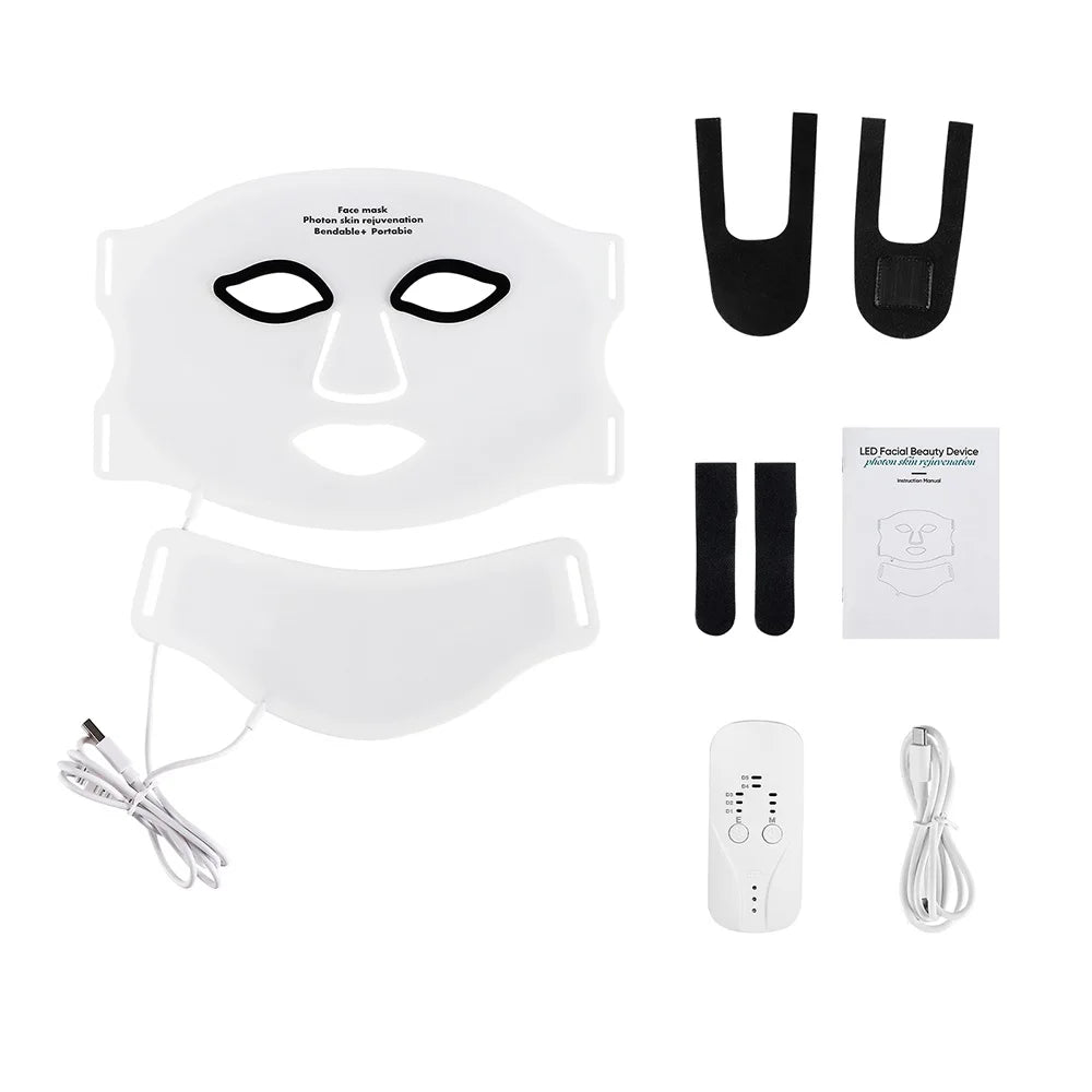 Beauty Havenᵀᴹ Silicone LED Mask Face With Neck