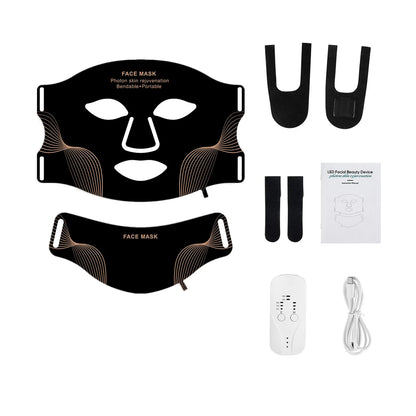 Beauty Havenᵀᴹ Silicone LED Mask Face With Neck